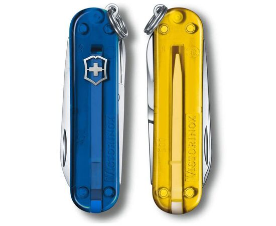 Ніж Victorinox Classic SD Ukraine Жовто-синій (0.6223.T2G.T81), зображення 6 Ніж Victorinox Classic SD Ukraine Жовто-синій (0.6223.T2G.T81), зображення 6