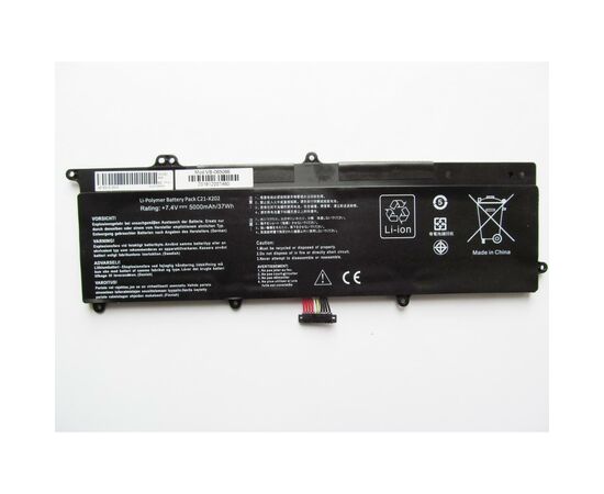 Аккумулятор для ноутбука Asus X202E C21-X202, 5000mAh (37Wh), 4cell, 7.4V, Li-ion AlSoft (A47503)