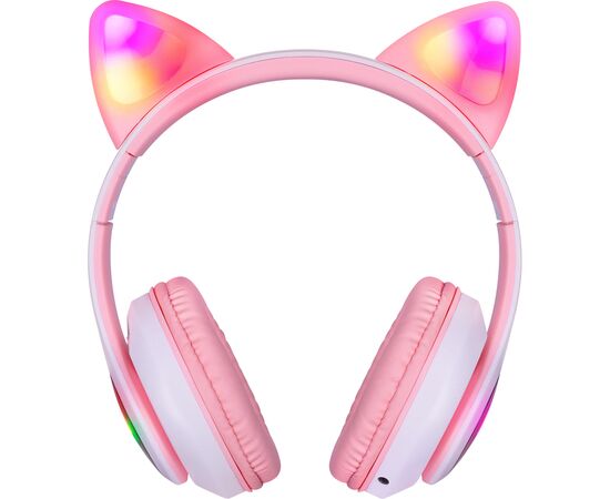 Наушники Defender FreeMotion B585 Bluetooth LED Pink (63585), изображение 2 Наушники Defender FreeMotion B585 Bluetooth LED Pink (63585), изображение 2