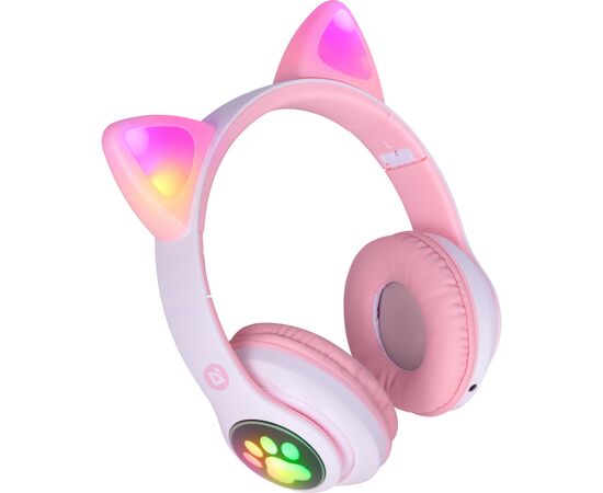 Наушники Defender FreeMotion B585 Bluetooth LED Pink (63585), изображение 3 Наушники Defender FreeMotion B585 Bluetooth LED Pink (63585), изображение 3