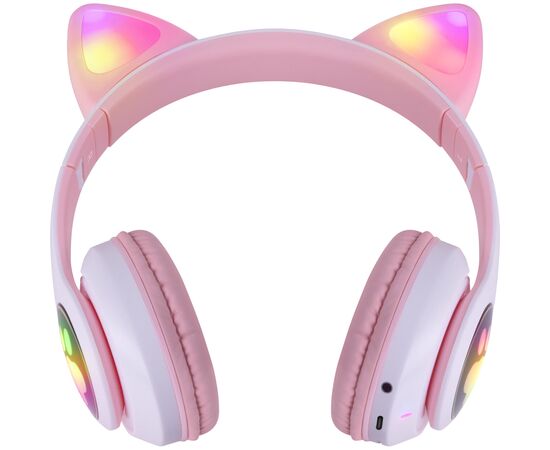 Наушники Defender FreeMotion B585 Bluetooth LED Pink (63585), изображение 5 Наушники Defender FreeMotion B585 Bluetooth LED Pink (63585), изображение 5