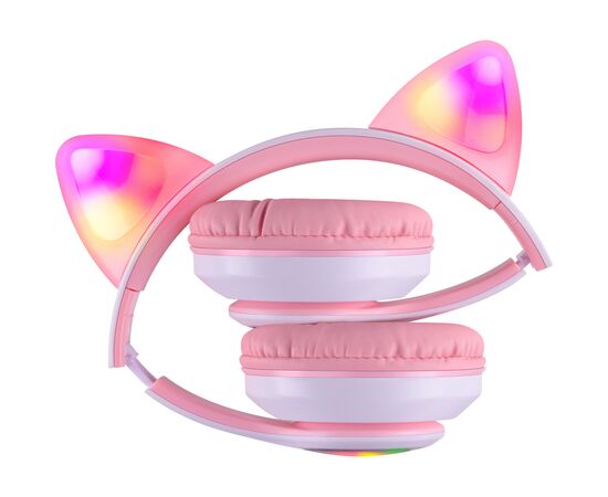 Наушники Defender FreeMotion B585 Bluetooth LED Pink (63585), изображение 7 Наушники Defender FreeMotion B585 Bluetooth LED Pink (63585), изображение 7