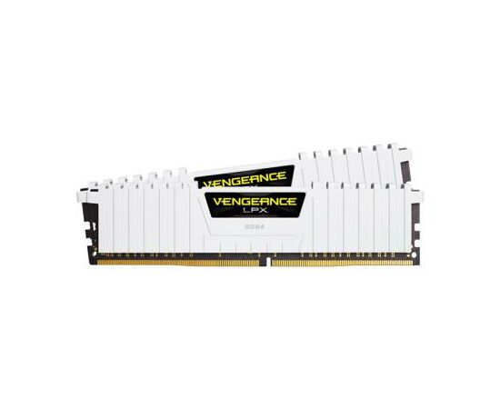 Модуль пам'яті для комп'ютера DDR4 16GB (2x8GB) 3000 MHz LPX White Corsair (CMK16GX4M2B3000C15W), зображення 3 Модуль пам'яті для комп'ютера DDR4 16GB (2x8GB) 3000 MHz LPX White Corsair (CMK16GX4M2B3000C15W), зображення 3