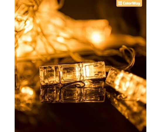 Гирлянда ColorWay 10 LED, 1.5м, с прищепками (CW-LCP-10L15B), изображение 8 Гирлянда ColorWay 10 LED, 1.5м, с прищепками (CW-LCP-10L15B), изображение 8