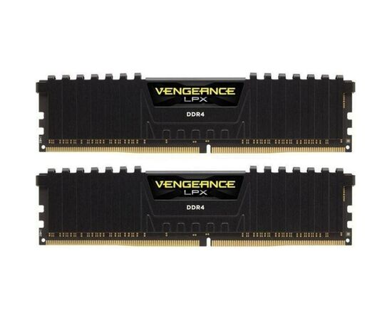 Модуль памяти для компьютера DDR4 16GB (2x8GB) 3200 MHz Vengeance LPX Black Corsair (CMK16GX4M2Z3200C16)