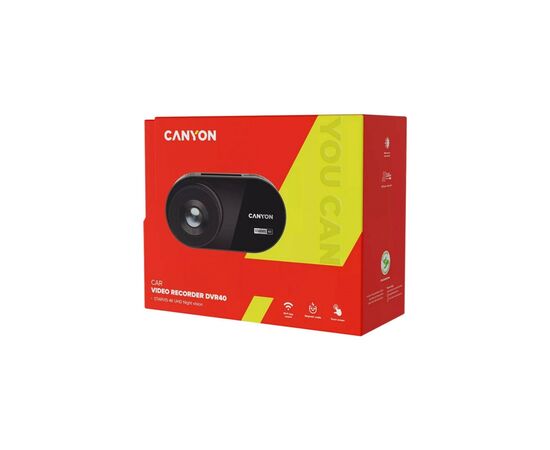Видеорегистратор Canyon DVR40 UltraHD 4K 2160p Wi-Fi Black (CND-DVR40), изображение 9 Видеорегистратор Canyon DVR40 UltraHD 4K 2160p Wi-Fi Black (CND-DVR40), изображение 9