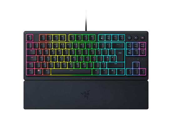 Клавиатура Razer Ornata V3 TKL RGB 84key Mecha-Membrane Switch USB UA Black (RZ03-04881800-R371)