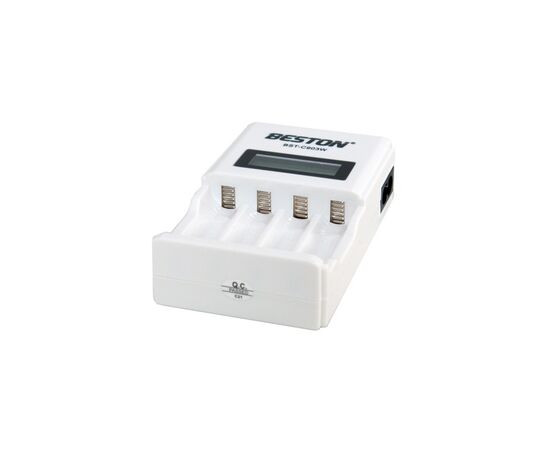 Зарядное устройство для аккумуляторов Beston BST-C903W 4slots for AA/AAA, Ni-MH/Ni-CD (AAB1850), изображение 5 Зарядное устройство для аккумуляторов Beston BST-C903W 4slots for AA/AAA, Ni-MH/Ni-CD (AAB1850), изображение 5