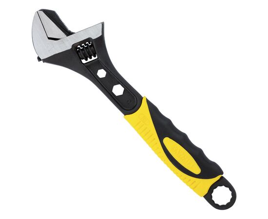 Ключ Sigma разводной с переставной губкой 250мм, 0-35мм CrV (TPR) (4100931), изображение 4 Ключ Sigma разводной с переставной губкой 250мм, 0-35мм CrV (TPR) (4100931), изображение 4