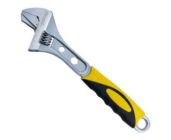 Ключ Sigma розвідний з переставною губкою 300мм, 0-41мм CrV (TPR) (4100941), зображення 4 Ключ Sigma розвідний з переставною губкою 300мм, 0-41мм CrV (TPR) (4100941), зображення 4