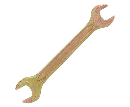 Ключ Sigma ріжковий 12x13мм жовтий цинк (6025131), зображення 2 Ключ Sigma ріжковий 12x13мм жовтий цинк (6025131), зображення 2