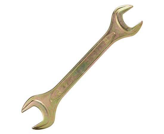 Ключ Sigma ріжковий 22x24мм жовтий цинк (6025241), зображення 2 Ключ Sigma ріжковий 22x24мм жовтий цинк (6025241), зображення 2