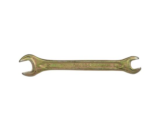 Ключ Sigma ріжковий 8x10мм жовтий цинк (6025101), зображення 3