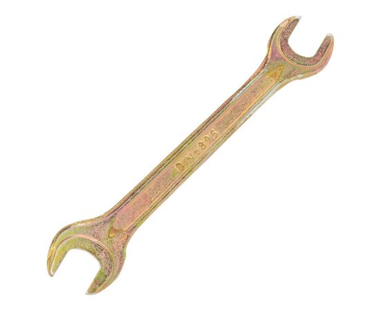 Ключ Sigma ріжковий 10x12мм жовтий цинк (6025121), зображення 4 Ключ Sigma ріжковий 10x12мм жовтий цинк (6025121), зображення 4