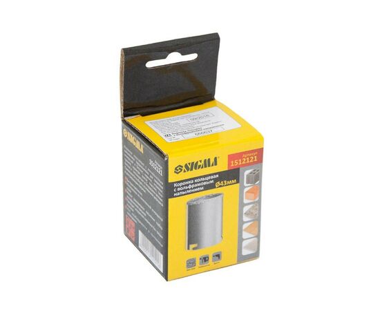 Коронка Sigma кільцева з вольфрамовим напиленням 43мм (1512121), зображення 2 Коронка Sigma кільцева з вольфрамовим напиленням 43мм (1512121), зображення 2