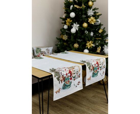Доріжка на стіл Прованс гобеленова VILLAGE 40х140 см (4823093452787), зображення 3 Доріжка на стіл Прованс гобеленова VILLAGE 40х140 см (4823093452787), зображення 3
