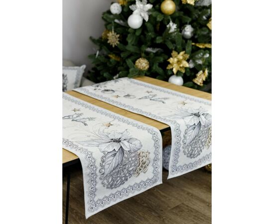 Дорожка на стол Прованс гобеленовая SILVER STAR 40х140 см (4823093450110), изображение 2 Дорожка на стол Прованс гобеленовая SILVER STAR 40х140 см (4823093450110), изображение 2