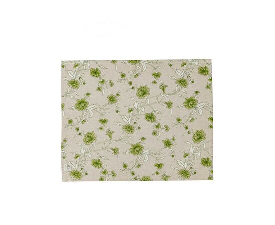 Салфетка на стол Прованс Цветы зеленый Хозяйка 35х45 см (4823093451858), изображение 2 Салфетка на стол Прованс Цветы зеленый Хозяйка 35х45 см (4823093451858), изображение 2