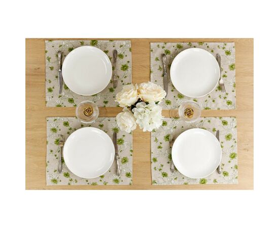 Салфетка на стол Прованс Цветы зеленый Хозяйка 35х45 см (4823093451858), изображение 3 Салфетка на стол Прованс Цветы зеленый Хозяйка 35х45 см (4823093451858), изображение 3