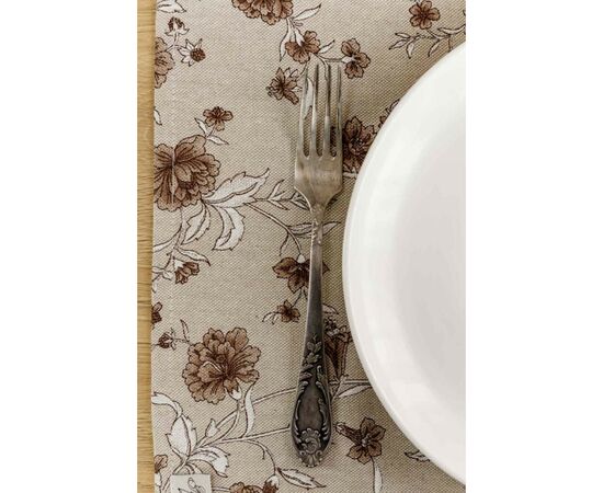 Салфетка на стол Прованс Цветы коричневый Хозяйка 35х45 см (4823093451841), изображение 5 Салфетка на стол Прованс Цветы коричневый Хозяйка 35х45 см (4823093451841), изображение 5