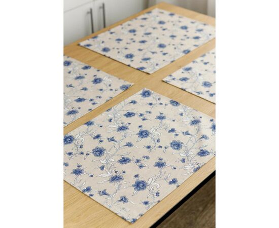 Салфетка на стол Прованс Цветы синий Хозяйка 35х45 см (4823093451810), изображение 3