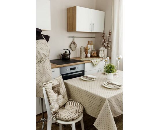 Скатерть Прованс Горох беж Хозяйка 180х136 см (4823093451063), изображение 3