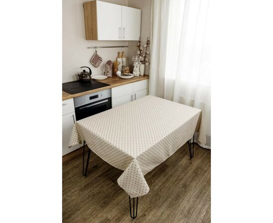 Скатерть Прованс Горох беж Хозяйка 180х136 см (4823093451063), изображение 6