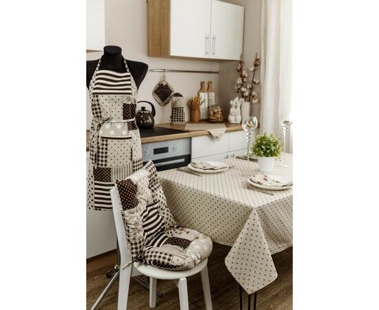 Скатерть Прованс Горох коричневый Хозяйка 180х136 см (4823093451087), изображение 8