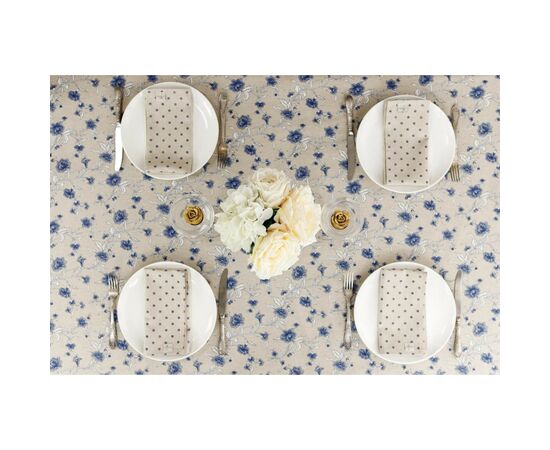 Скатерть Прованс Цветы синие Хозяйка 180х136 см (4823093450905), изображение 3