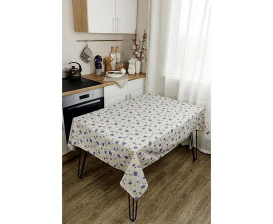Скатерть Прованс Цветы синие Хозяйка 180х136 см (4823093450905), изображение 4