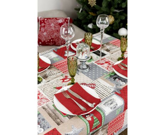Скатерть Прованс Merry Christmas 120x132 см (4823093451414), изображение 3 Скатерть Прованс Merry Christmas 120x132 см (4823093451414), изображение 3