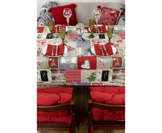 Скатерть Прованс Merry Christmas 120x132 см (4823093451414), изображение 4 Скатерть Прованс Merry Christmas 120x132 см (4823093451414), изображение 4