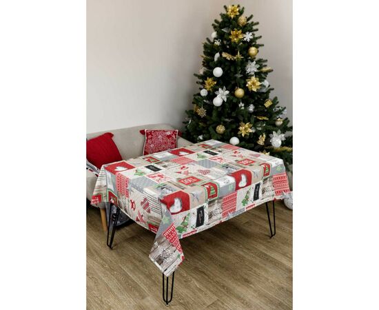 Скатерть Прованс Merry Christmas 220x132 см (4823093451438), изображение 6 Скатерть Прованс Merry Christmas 220x132 см (4823093451438), изображение 6