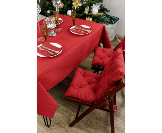 Скатерть Прованс Merry Christmas красная 220x132 см (4823093451490), изображение 7