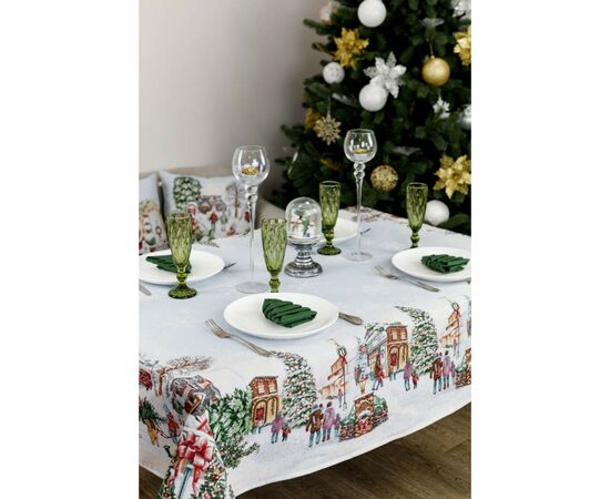 Скатерть Прованс гобеленовая VILLAGE 135х350 см (4823093452855), изображение 4 Скатерть Прованс гобеленовая VILLAGE 135х350 см (4823093452855), изображение 4