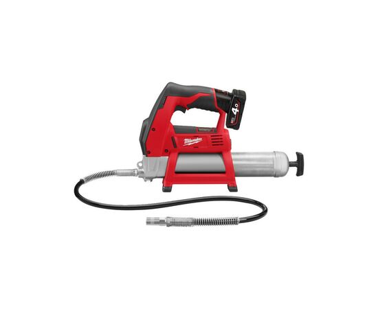 Шприц для смазки Milwaukee M12 GG-401B, Li-Ion 4Ah\ (4933441675), изображение 2 Шприц для смазки Milwaukee M12 GG-401B, Li-Ion 4Ah\ (4933441675), изображение 2