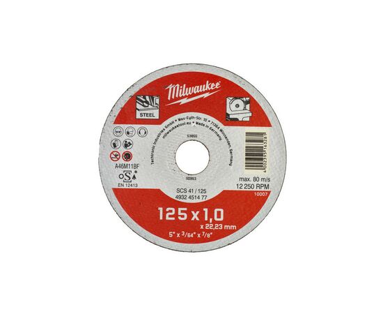 Круг отрезной Milwaukee SCS 41/125х1, 200 шт (4932451478)