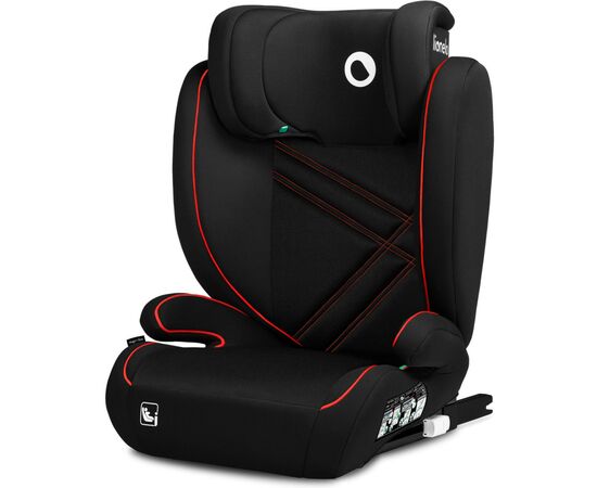 Автокрісло Lionelo Hugo I-Size Sporty Black чорне з червоним (LO-HUGO I-SIZE SPORTY BLACK), зображення 2 Автокрісло Lionelo Hugo I-Size Sporty Black чорне з червоним (LO-HUGO I-SIZE SPORTY BLACK), зображення 2