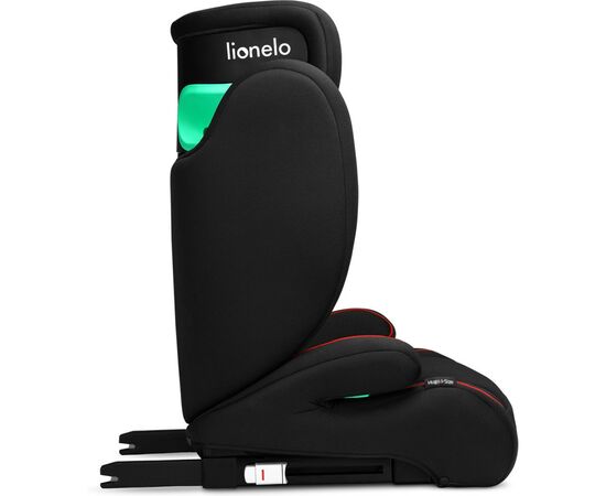 Автокрісло Lionelo Hugo I-Size Sporty Black чорне з червоним (LO-HUGO I-SIZE SPORTY BLACK), зображення 5 Автокрісло Lionelo Hugo I-Size Sporty Black чорне з червоним (LO-HUGO I-SIZE SPORTY BLACK), зображення 5
