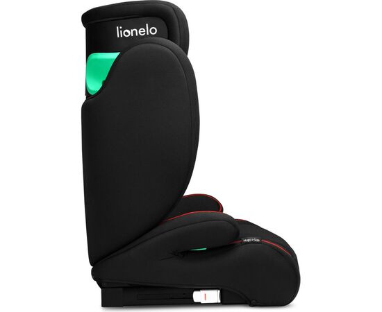 Автокрісло Lionelo Hugo I-Size Sporty Black чорне з червоним (LO-HUGO I-SIZE SPORTY BLACK), зображення 6 Автокрісло Lionelo Hugo I-Size Sporty Black чорне з червоним (LO-HUGO I-SIZE SPORTY BLACK), зображення 6