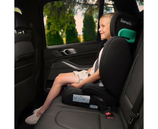 Автокрісло Lionelo Hugo I-Size Sporty Black чорне з червоним (LO-HUGO I-SIZE SPORTY BLACK), зображення 7 Автокрісло Lionelo Hugo I-Size Sporty Black чорне з червоним (LO-HUGO I-SIZE SPORTY BLACK), зображення 7