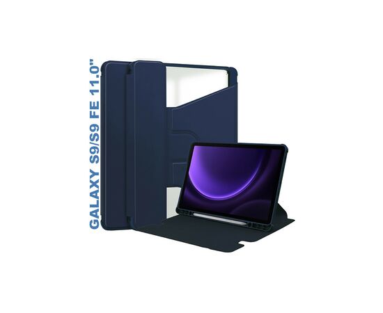 Чехол для планшета BeCover 360° Rotatable Samsung Tab S9 (SM-X710/SM-X716)/S9 FE (SM-X510/SM-X516B) 11.0" Deep Blue (710433)