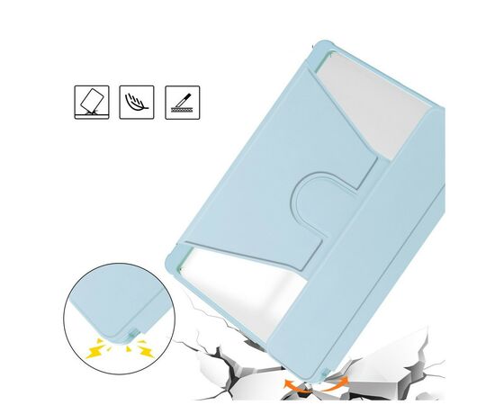 Чехол для планшета BeCover 360° Rotatable Samsung Tab S9 (SM-X710/SM-X716)/S9 FE (SM-X510/SM-X516B) 11.0" Light Blue (710435), изображение 5 Чехол для планшета BeCover 360° Rotatable Samsung Tab S9 (SM-X710/SM-X716)/S9 FE (SM-X510/SM-X516B) 11.0" Light Blue (710435), изображение 5