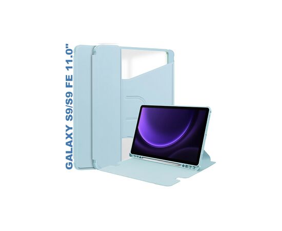 Чохол до планшета BeCover 360° Rotatable Samsung Tab S9 (SM-X710/SM-X716)/S9 FE (SM-X510/SM-X516B) 11.0" Light Blue (710435)