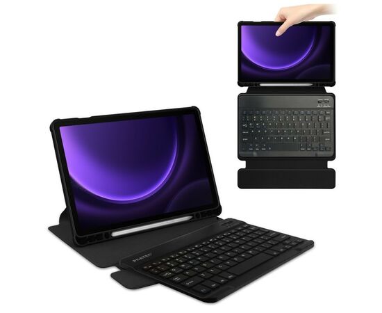 Чохол до планшета BeCover Keyboard 360° Rotatable Samsung Tab S9 (SM-X710/SM-X716)/S9 FE (SM-X510/SM-X516B) 11.0" Black (710426), зображення 4 Чохол до планшета BeCover Keyboard 360° Rotatable Samsung Tab S9 (SM-X710/SM-X716)/S9 FE (SM-X510/SM-X516B) 11.0" Black (710426), зображення 4