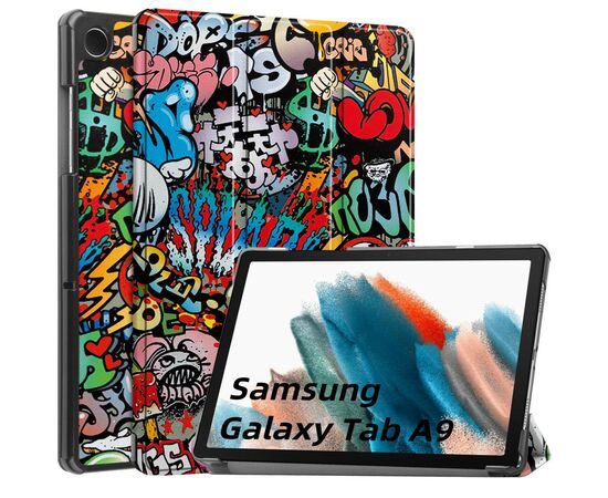 Чехол для планшета BeCover Smart Case Samsung Tab A9 SM-X115 8.7" Graffiti (709914), изображение 2 Чехол для планшета BeCover Smart Case Samsung Tab A9 SM-X115 8.7" Graffiti (709914), изображение 2
