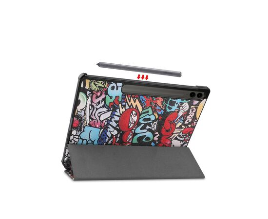 Чехол для планшета BeCover Smart Case Samsung Tab S9 Plus (SM-X810/SM-X816)/S9 FE Plus (SM-X610/SM-X616) 12.4" Graffiti (710377), изображение 5 Чехол для планшета BeCover Smart Case Samsung Tab S9 Plus (SM-X810/SM-X816)/S9 FE Plus (SM-X610/SM-X616) 12.4" Graffiti (710377), изображение 5