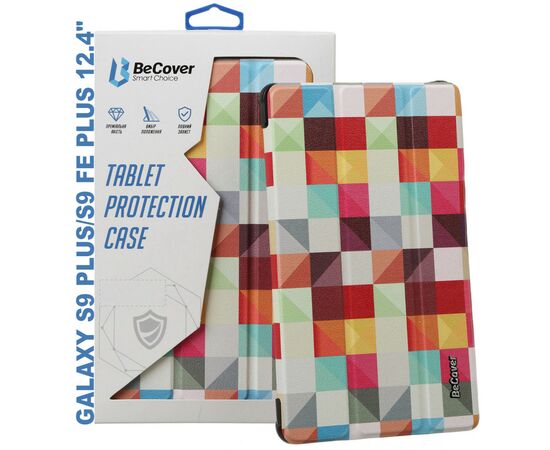 Чехол для планшета BeCover Smart Case Samsung Tab S9 Plus (SM-X810/SM-X816)/S9 FE Plus (SM-X610/SM-X616) 12.4" Square (710381)