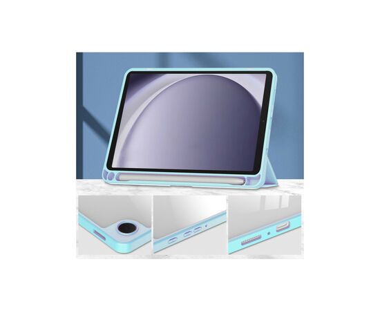 Чехол для планшета BeCover Soft Edge stylus holder Samsung Tab A9 SM-X115 8.7" Light Blue (710358), изображение 3 Чехол для планшета BeCover Soft Edge stylus holder Samsung Tab A9 SM-X115 8.7" Light Blue (710358), изображение 3