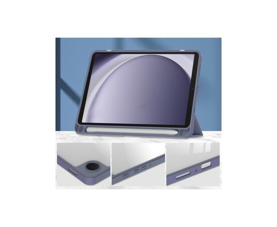 Чехол для планшета BeCover Soft Edge stylus holder Samsung Tab A9 SM-X115 8.7" Purple (710360), изображение 3 Чехол для планшета BeCover Soft Edge stylus holder Samsung Tab A9 SM-X115 8.7" Purple (710360), изображение 3